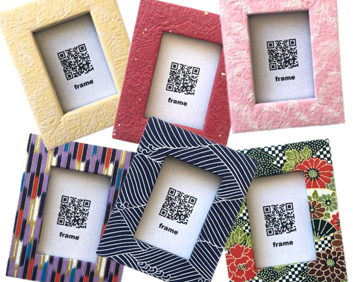 ミニ手作りフレーム】おまかせ2点セット／軽量／写真立て