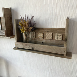 アイアンシェルフ［Lattice］鉄板棚 鉄格子 アイアン家具