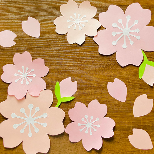 専用ページ　壁面飾り 春の壁面飾り 4月壁面飾り 桜の木壁面飾り 桜 - メルカリ