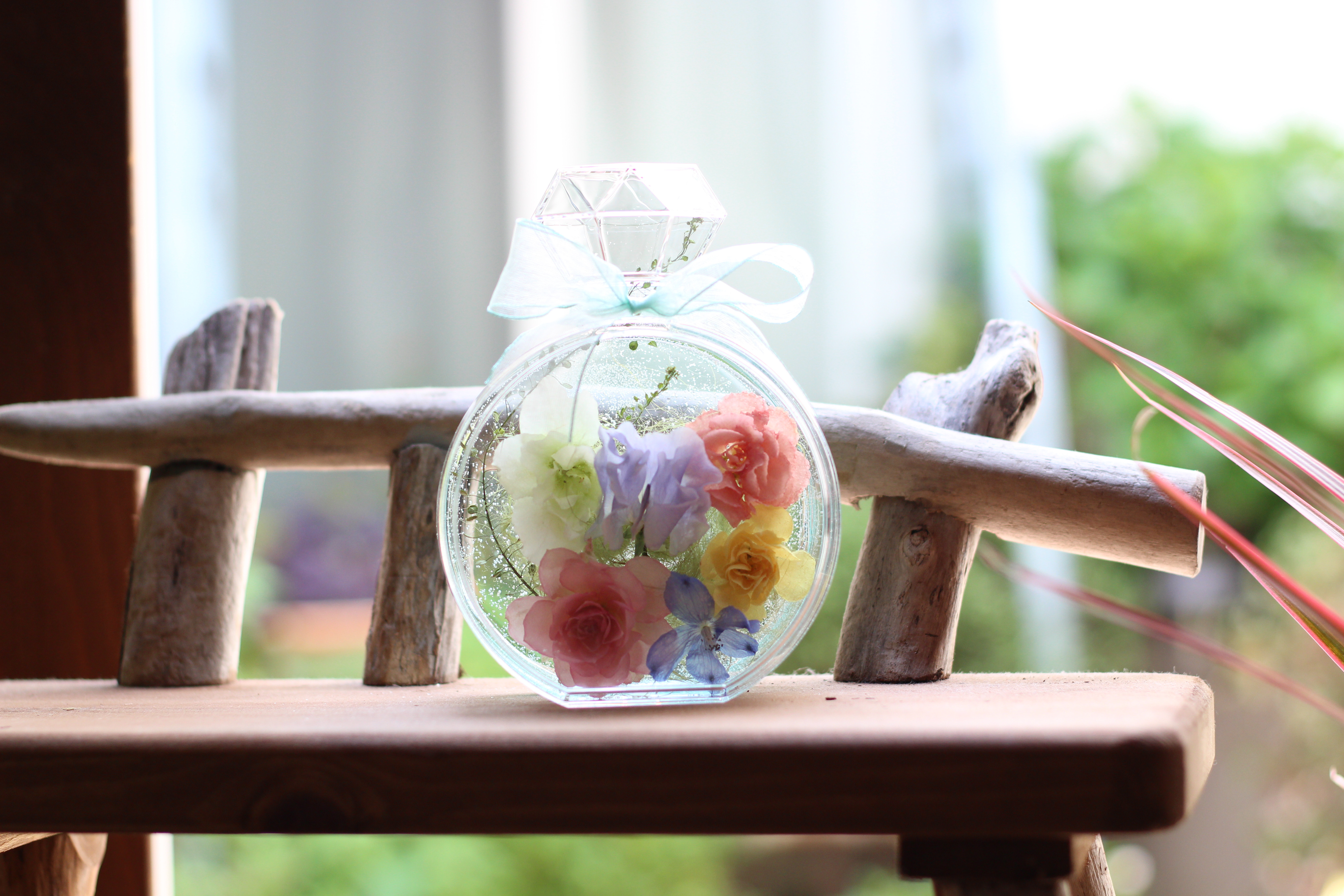 No129.花瓶フラワー☆キラキラストーン