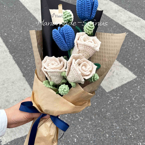 かぎ針編み花パーツ 薔薇 オーダー受付 *専用ページ 手芸素材・材料