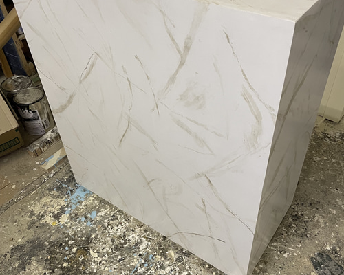 大理石調レジカウンター 01890710f3b60012b94a1c0d774001