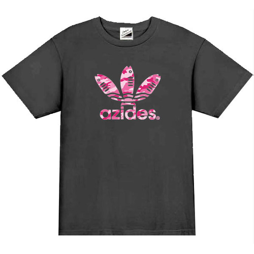 azides］アジデス迷彩ロゴ 男女兼用半袖Tシャツ Tシャツ CRUSH 通販