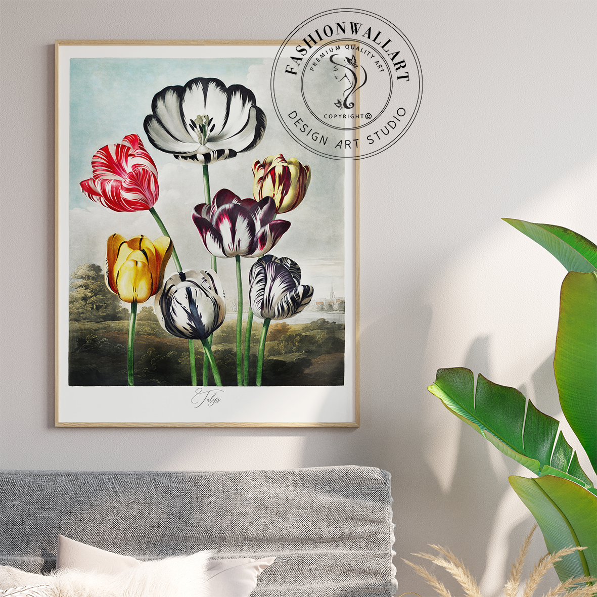 絵画  アートポスター  シャーリーフェルッ  チューリップ 絵画 アートポスター シャーリーフェルッ チューリップ 絵画