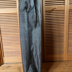 焦げ茶色のもんぺパンツ 　着物リメイク　男女兼用 3枚目の画像