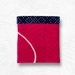 AirPodsケース　小銭入れ　薬入れ　アクセサリーケース　和柄　マルチに使える大正ロマンなバネ口ポーチ（ミニ） 7枚目の画像