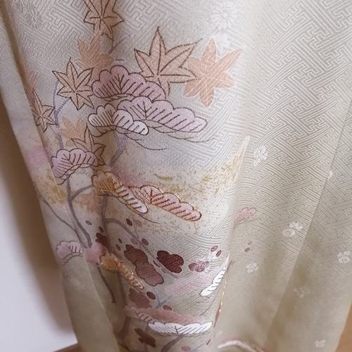 SOLD 着物リメイク フォーマルドレス 訪問着 ワンピース さら