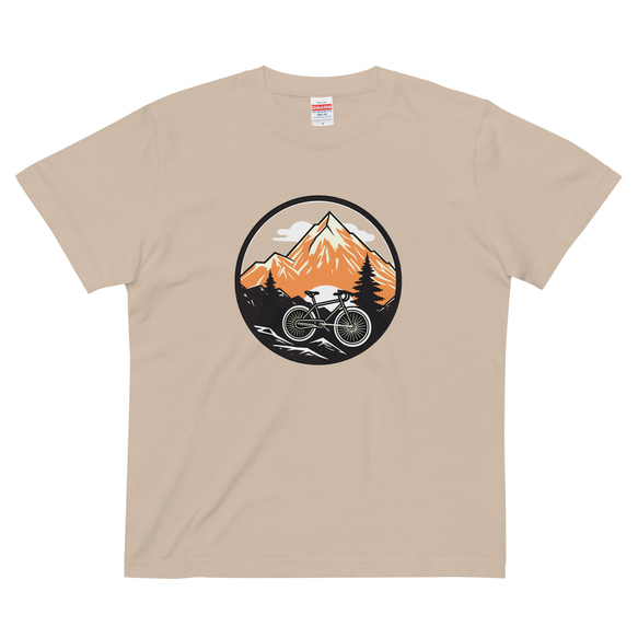 サイクリング コットンTシャツ：送料無料 1枚目の画像