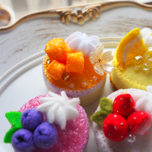 今日からパティシエ❣️フェルトケーキ(6ピースセット