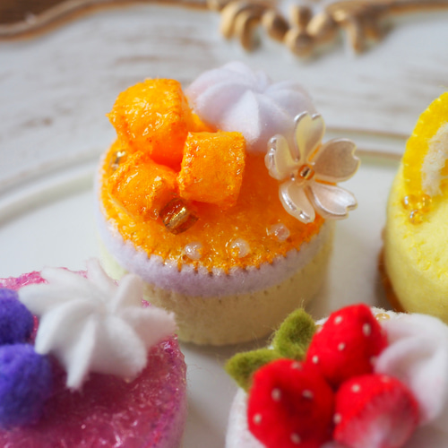 フェルトケーキ 4個セット 雑貨・その他 RAMERIA 通販 15844199