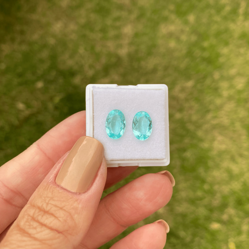 N.5611 パライバトルマリン ルース ペア 2.8Ct 最高品質