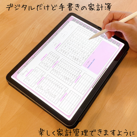 【iPadで家計管理】デジタル家計簿⭐︎全21ページ（月間1ページタイプ） 14枚目の画像