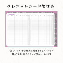 【iPadで家計管理】デジタル家計簿⭐︎全21ページ（月間1ページタイプ） 7枚目の画像