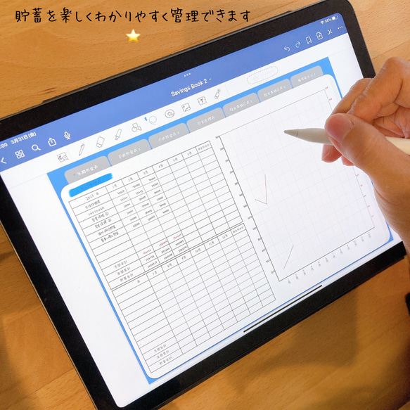 【iPadで家計管理】デジタル貯畜表セット⭐︎全9ページ 14枚目の画像