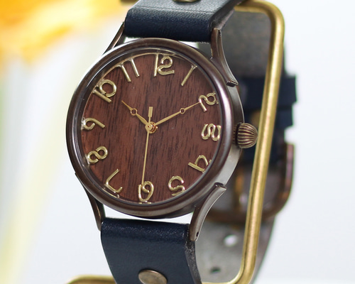 ナチュラルウッド「ウォールナット」で作るハンドメイドウォッチ
