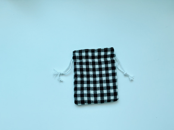 Surper mini 束口袋/可放原礦石水晶的小袋子/ 第7張的照片