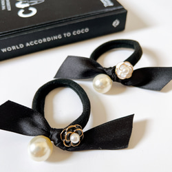 かすみ草 ヘアゴム セット ドライフラワー レジン アクセサリー 入学式