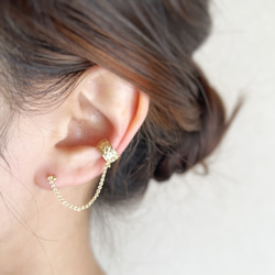 【JORIE】 WIND Ear cuff（イヤリング／ピアス） 1枚目の画像