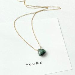 《選べる》14kgf エメラルド - Emerald   Necklace 4枚目の画像