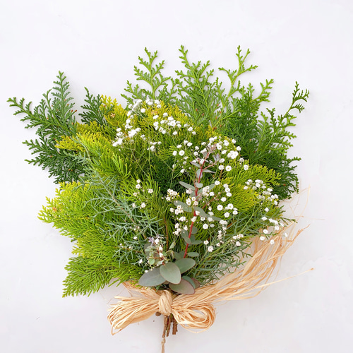 生花 スワッグ フレッシュ グリーン 針葉樹 森林の香り green スワッグ