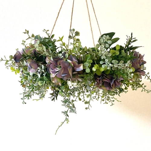 アイスグリーンの爽やかな紫陽花フライングリース アイスグリーンの爽やかな紫陽花フライングリース