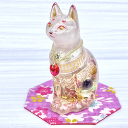 宮古での金運コイコイ招き猫勾玉オルゴナイト 宮古での金運コイコイ招き猫勾玉オルゴナイト