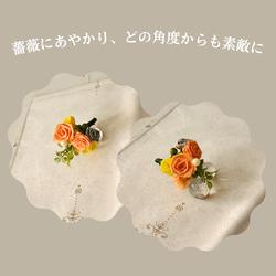 コサージュ ブローチ 薔薇 ローズリボン 巻きバラ プレゼント 卒入学 結婚式 パーティ お出かけ 誕生日　302 2枚目の画像