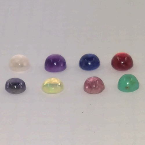 天然石 3ミリ カボッション ルース 8種類x各4個セット 天然石