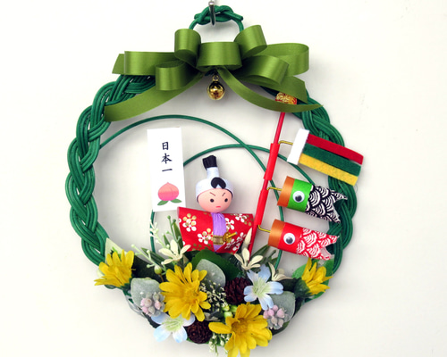 こどもの日リース飾り 小23-8 タペストリー・壁掛け kisetukazari2