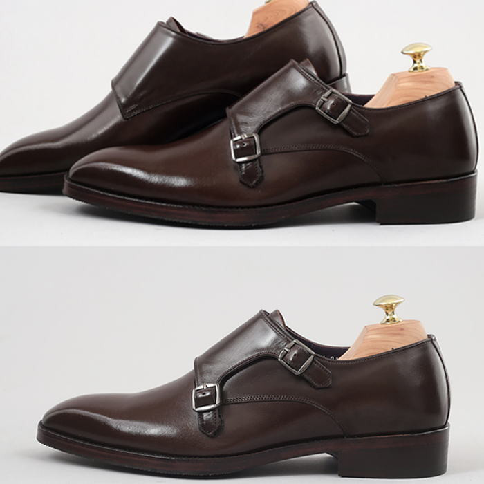 レザーシューズ モンクシューズ ビジネスシューズ 本革シューズ SHOES STAR オーダーシューズssbe