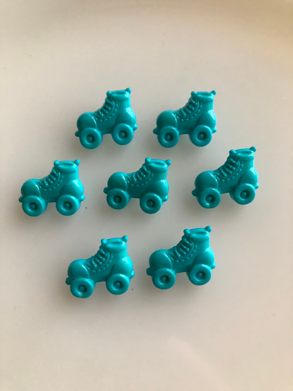 昭和レトロ プラスチック製 ビーズのれん タグ付 グリーン