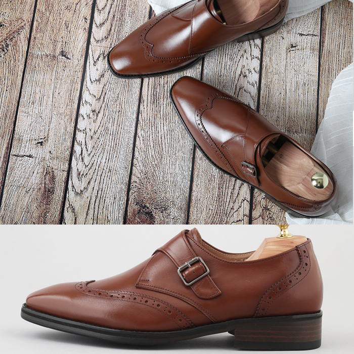 レザーシューズ モンクシューズ ビジネスシューズ 本革シューズ SHOES STAR オーダーシューズssbe