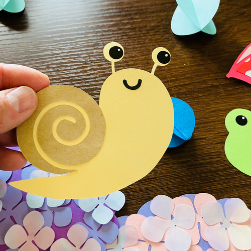 壁面飾り 梅雨 装飾 紫陽花 あじさい 保育室 壁面 梅雨の壁面 6月装飾