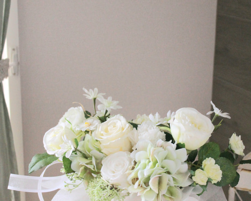 【ラスト1点限り】エレガントなアーティフィシャルフラワーのアレンジメント b7d993e0a8cc0675d19a1a471f6d7f