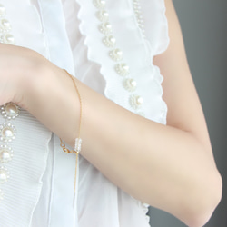 14kgf-simple rope chain bracelet(ajustable chain) 第8張的照片