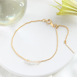 14kgf-simple rope chain bracelet(ajustable chain) 第3張的照片