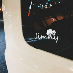 ジムニー　カッティングステッカー　カワイイ　ステッカー　Jimny 2枚目の画像