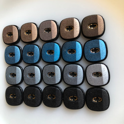 アンティーク ボタン 5個　ビンテージ 昭和 レトロ 個性的 ハンドメイド素材 日本製 ポップ アクセ 3枚目の画像