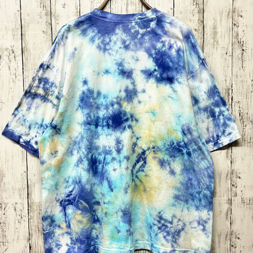 タイダイ Tシャツ ブルー　サイズ48 楽天市場】タイダイTシャツ 藍染め Tシャツ インディゴTシャツ