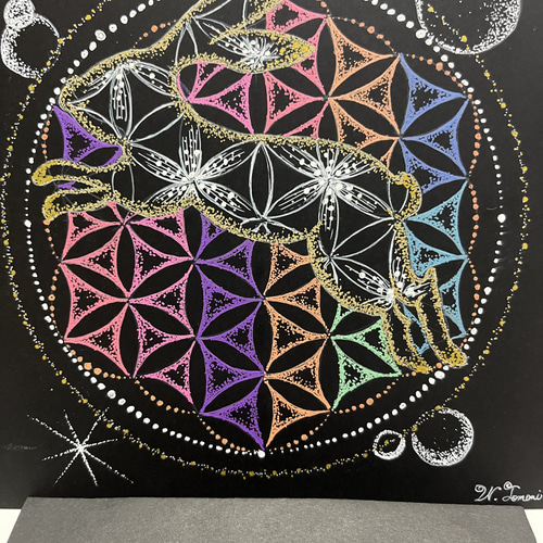 マンダラ点描画干支アート，マンダラ点描画アート受注製作 その他