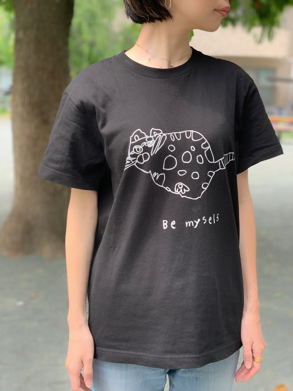 "Be my self"  NEKOデザイン Tシャツ 9枚目の画像