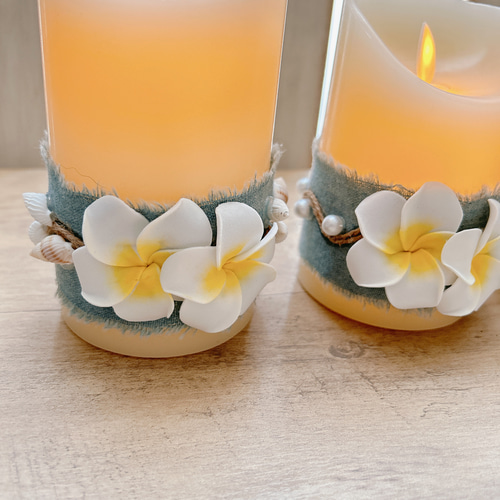 リニューアル】ボタニカルユーカリ着せ替えLEDキャンドルセット