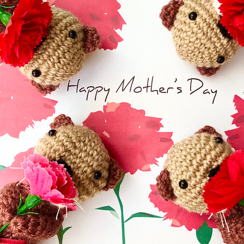 あみぐるみ 母の日ラッコ あみぐるみ まめや 通販 15848350｜Creema