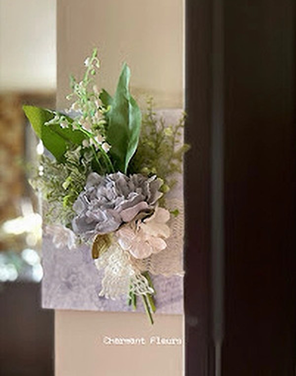 「シャクヤクブーケの壁掛け」母の日・各種贈り物に 1枚目の画像