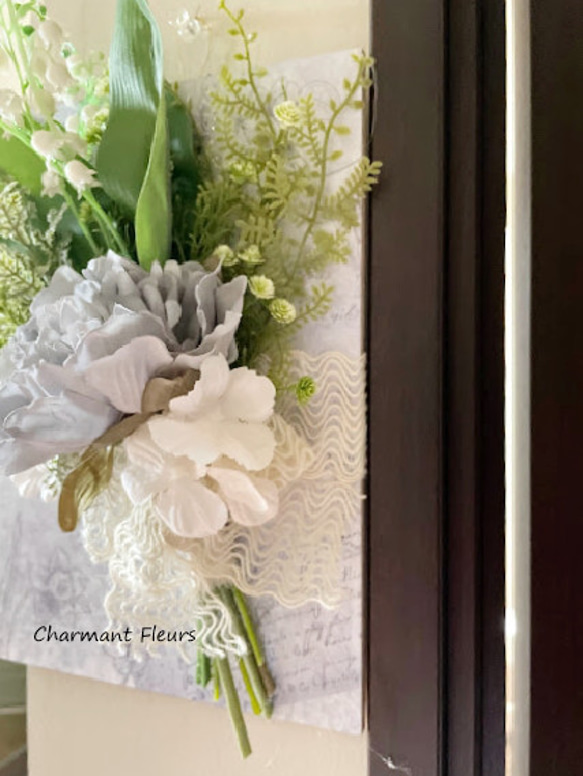 「シャクヤクブーケの壁掛け」母の日・各種贈り物に 4枚目の画像