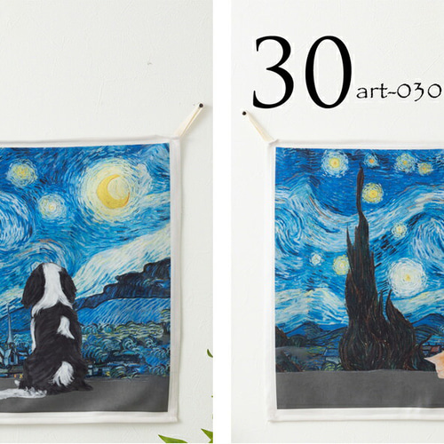 Jubilee ファブリックポスター タペストリー 名画にまぎれる猫