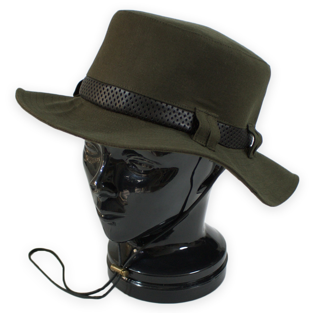 ハーフリネンのキャンプハット 342