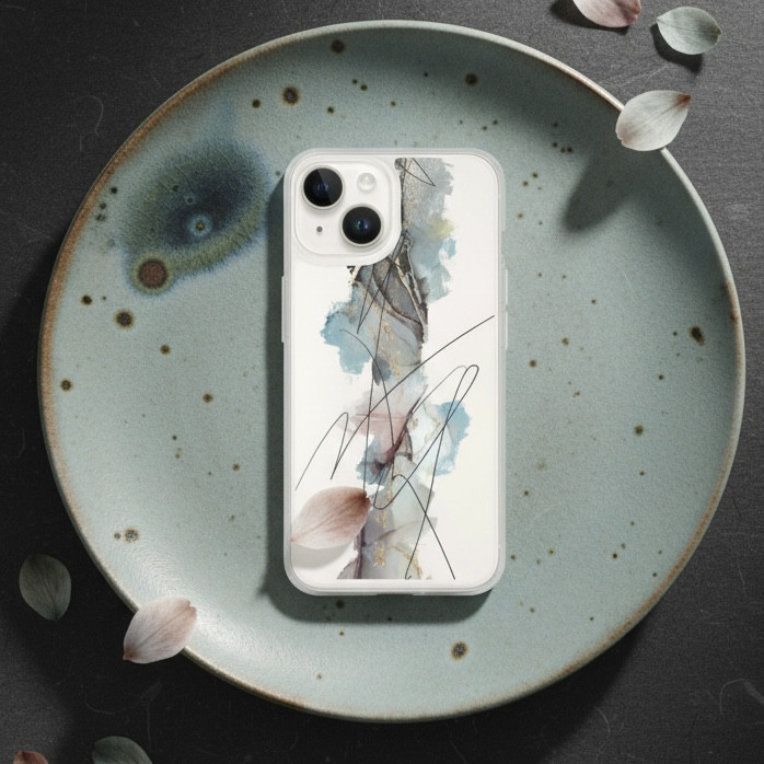 《 天の川 》スマホケース Android iPhone対応｜透明 花柄 アートデザイン 全機種対応 プレゼント