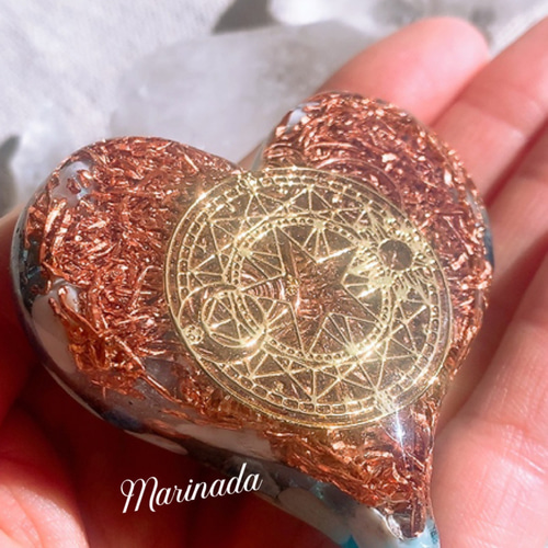 心穏やかに平和で幸せな日々を♡ラリマーの天使オルゴナイト その他  