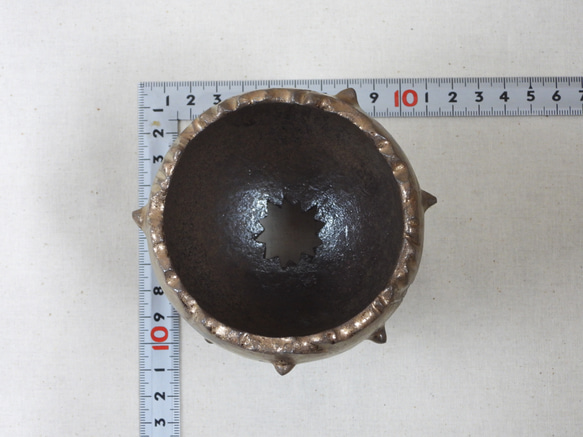金彩棘陶製植木鉢(TS) 12枚目の画像